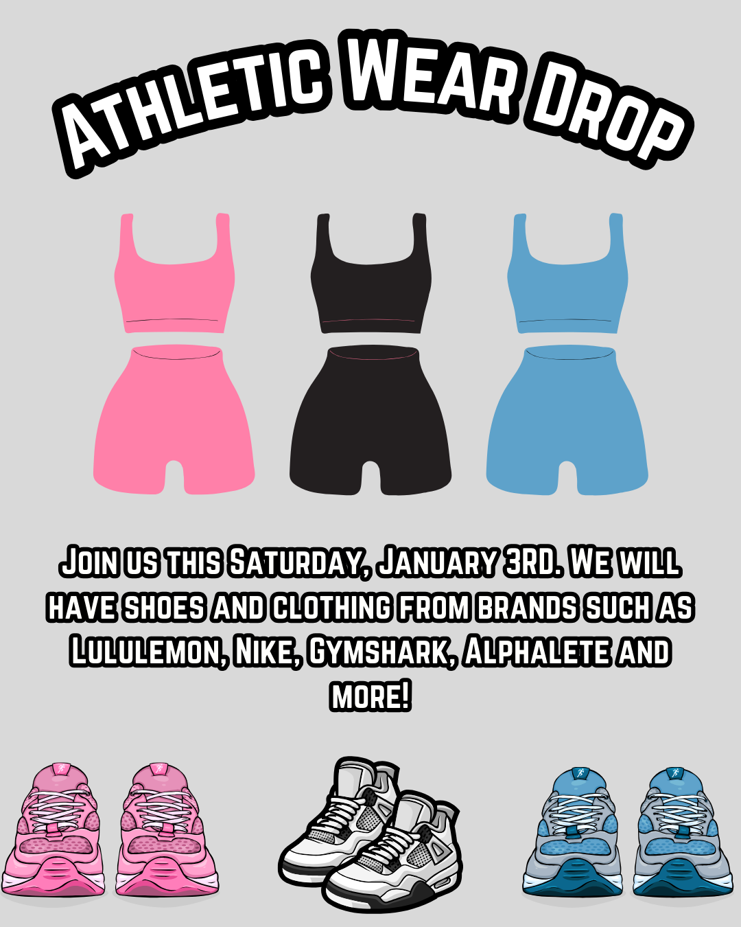 Athletic Wear Drop